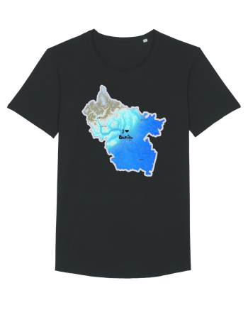 Buzău County Map Black