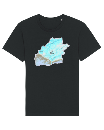 Sibiu County Map Black