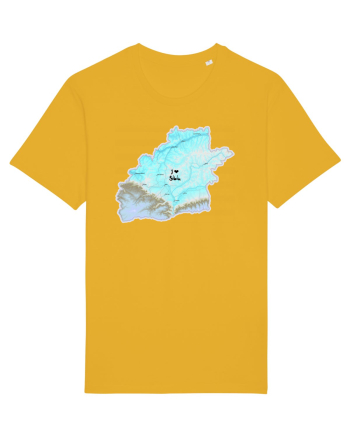 Sibiu County Map Spectra Yellow