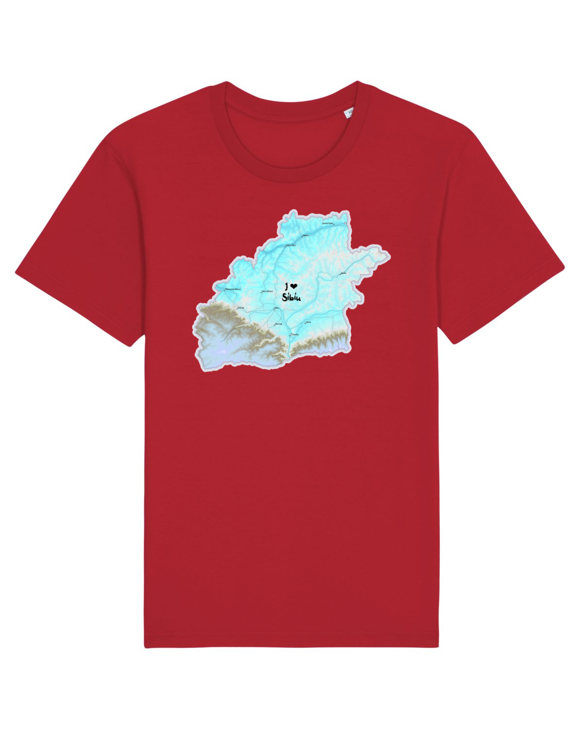 Tricou mânecă scurtă Unisex Rocker Red