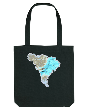 Alba County Map Black