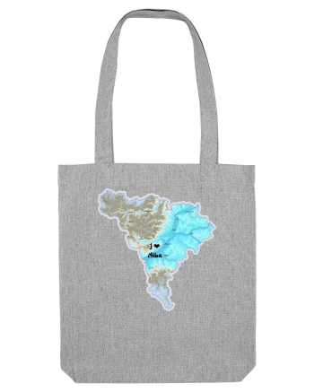 Alba County Map Heather Grey
