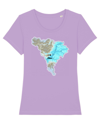 Alba County Map Lavender Dawn