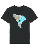 Alba County Map Tricou mânecă scurtă Unisex Rocker