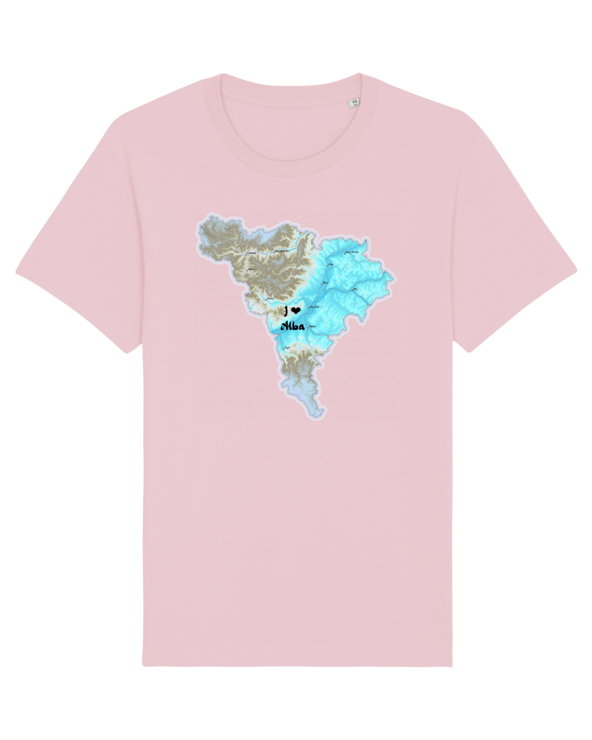 Tricou mânecă scurtă Unisex Rocker Cotton Pink
