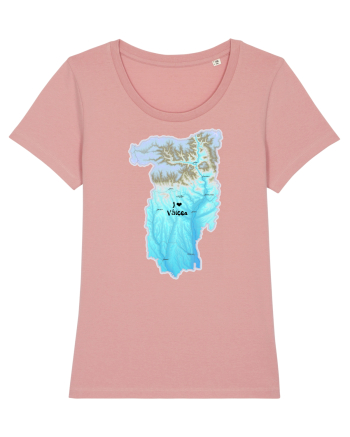 Vâlcea County Map Canyon Pink