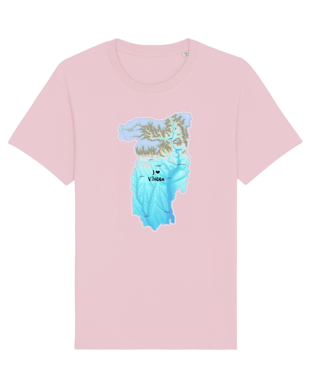 Tricou mânecă scurtă Unisex Rocker Cotton Pink