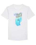 Vâlcea County Map Tricou mânecă scurtă guler larg Bărbat Skater