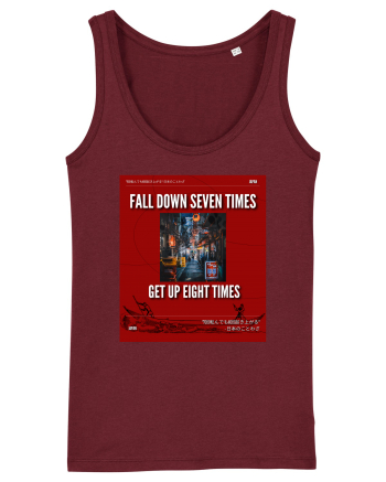Fall Down Seven Times Get Up Eight Times Burgundy