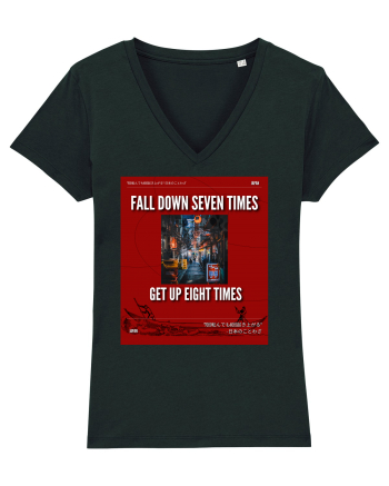 Fall Down Seven Times Get Up Eight Times Black