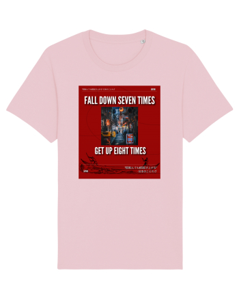 Fall Down Seven Times Get Up Eight Times Cotton Pink