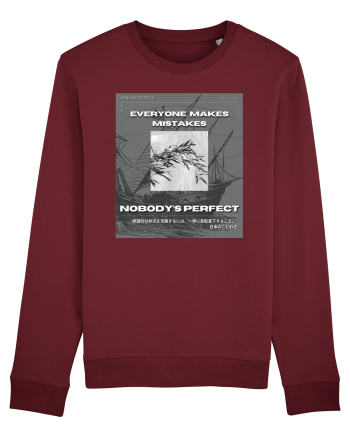 Everyone Makes Mistakes Nobody s Perfect Burgundy