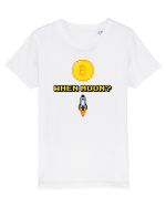 When moon?? Tricou mânecă scurtă  Copii Mini Creator