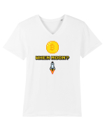 When moon?? Tricou mânecă scurtă guler V Bărbat Presenter