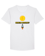 When moon?? Tricou mânecă scurtă guler larg Bărbat Skater