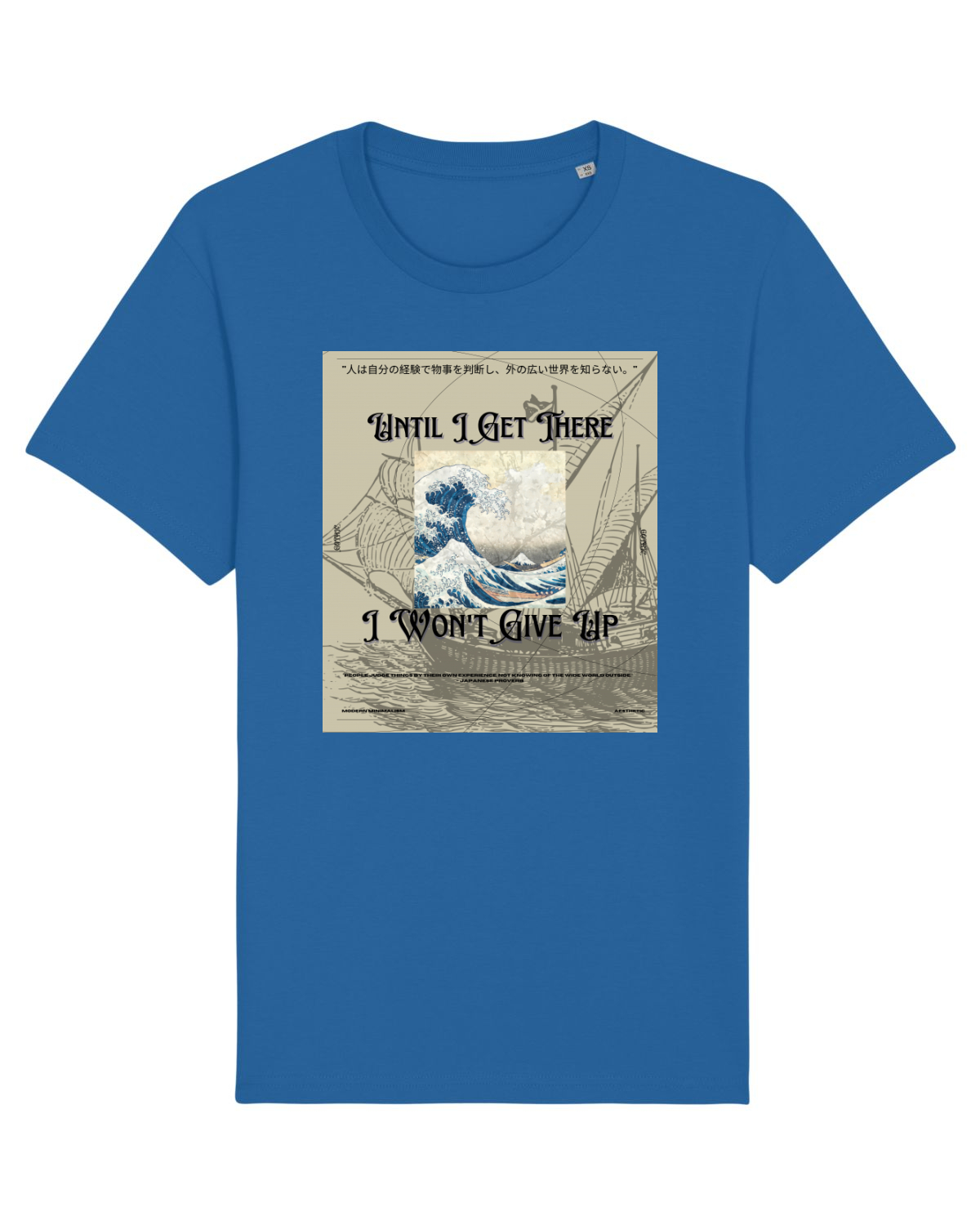Tricou mânecă scurtă Unisex Rocker Royal Blue