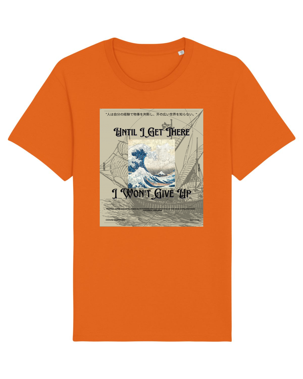 Tricou mânecă scurtă Unisex Rocker Bright Orange