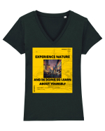 Experience Nature And In Doing So Learn About Yourself Tricou mânecă scurtă guler V Damă Evoker