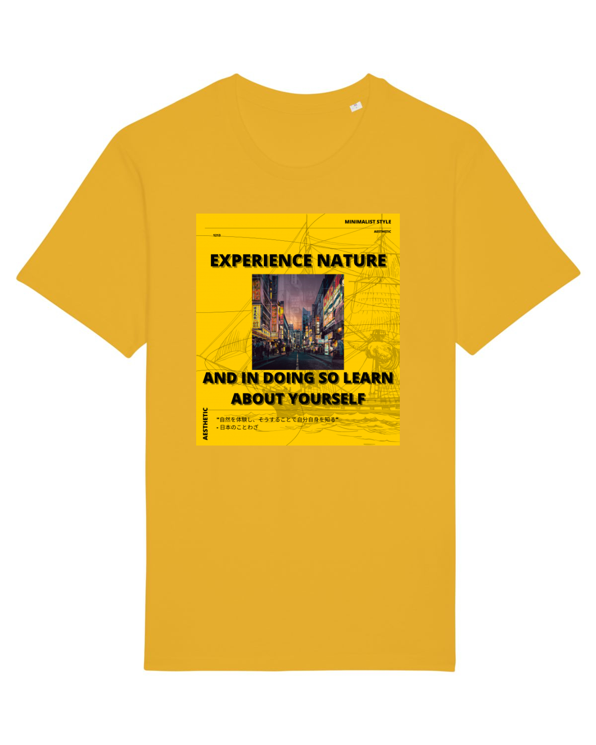 Tricou mânecă scurtă Unisex Rocker Spectra Yellow