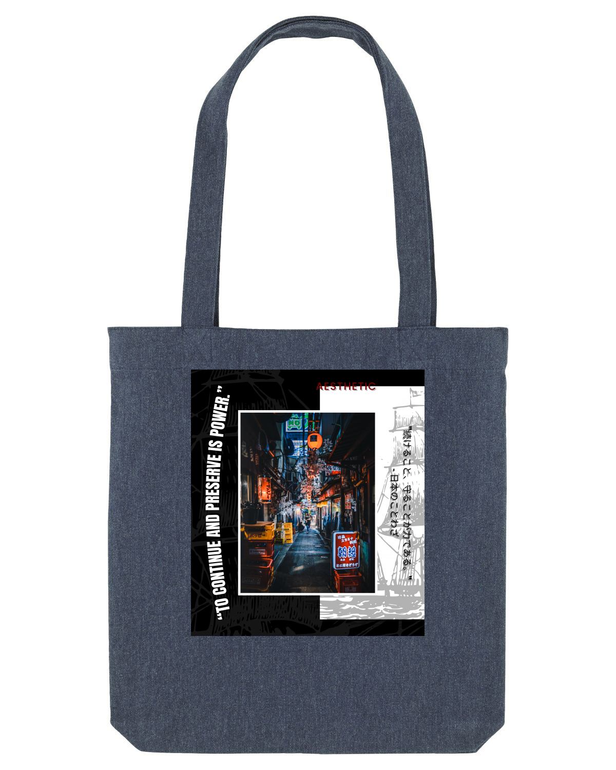 Sacoșă textilă Midnight Blue