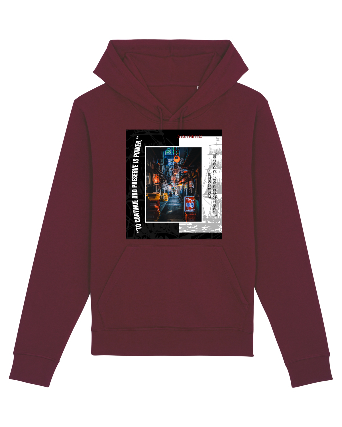 Hanorac Unisex Drummer Burgundy