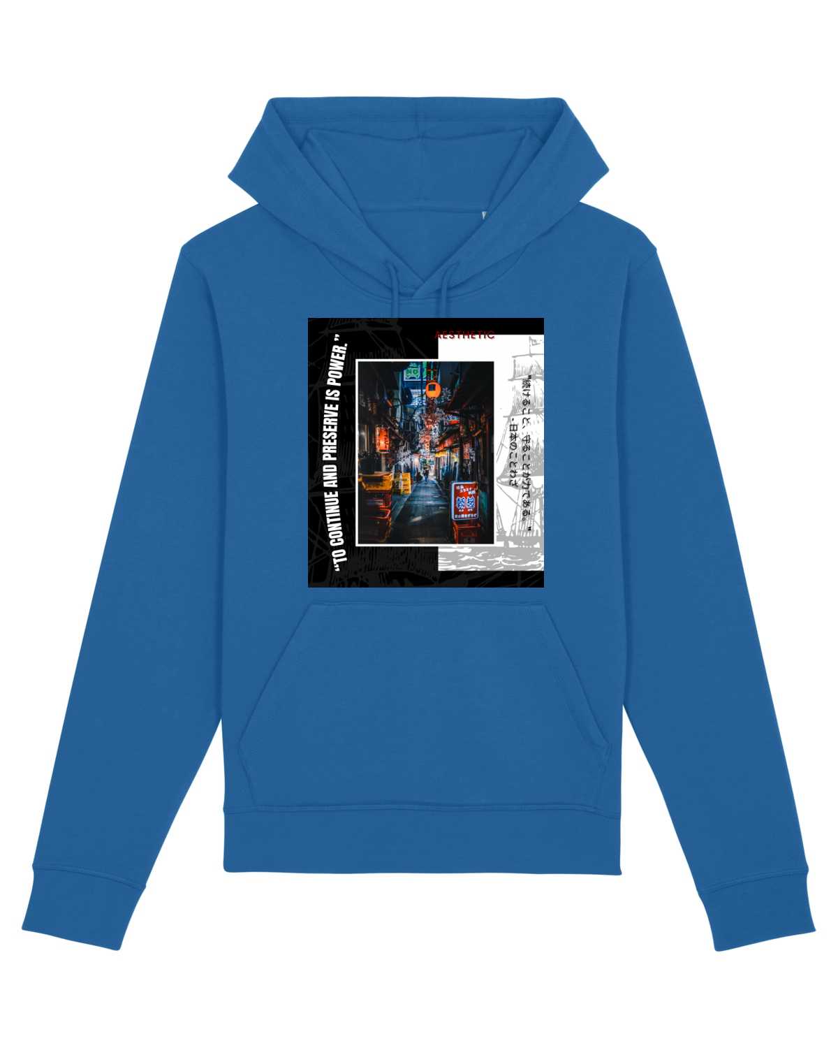 Hanorac Unisex Drummer Royal Blue