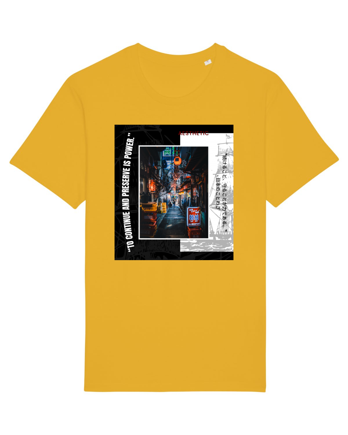 Tricou mânecă scurtă Unisex Rocker Spectra Yellow