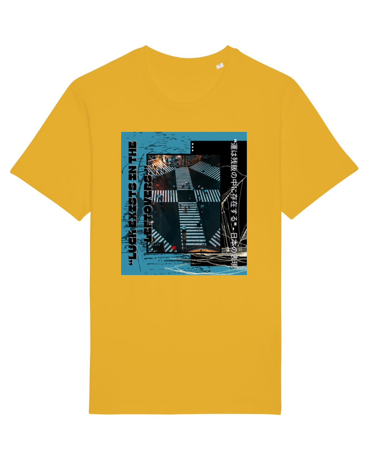 Tricou mânecă scurtă Unisex Rocker Spectra Yellow