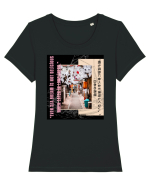 Even Sea Dream Is Not Delicious When Eaten In Loneliness Tricou mânecă scurtă guler larg fitted Damă Expresser