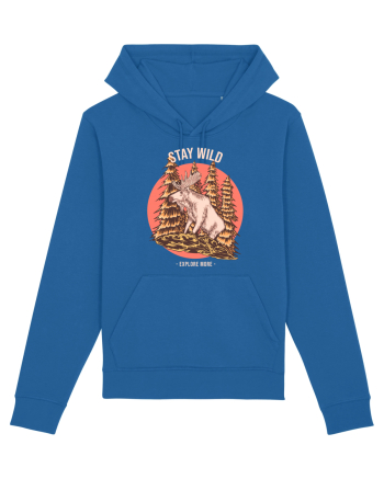 Stay Wild Explore More Royal Blue