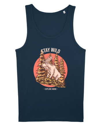 Stay Wild Explore More Navy