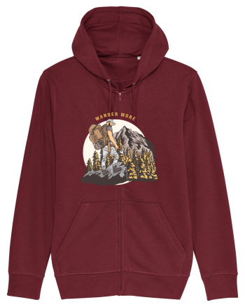 Wander More Burgundy