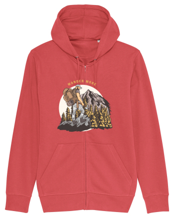 Wander More Carmine Red