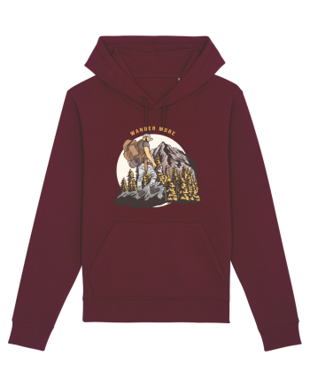 Wander More Burgundy