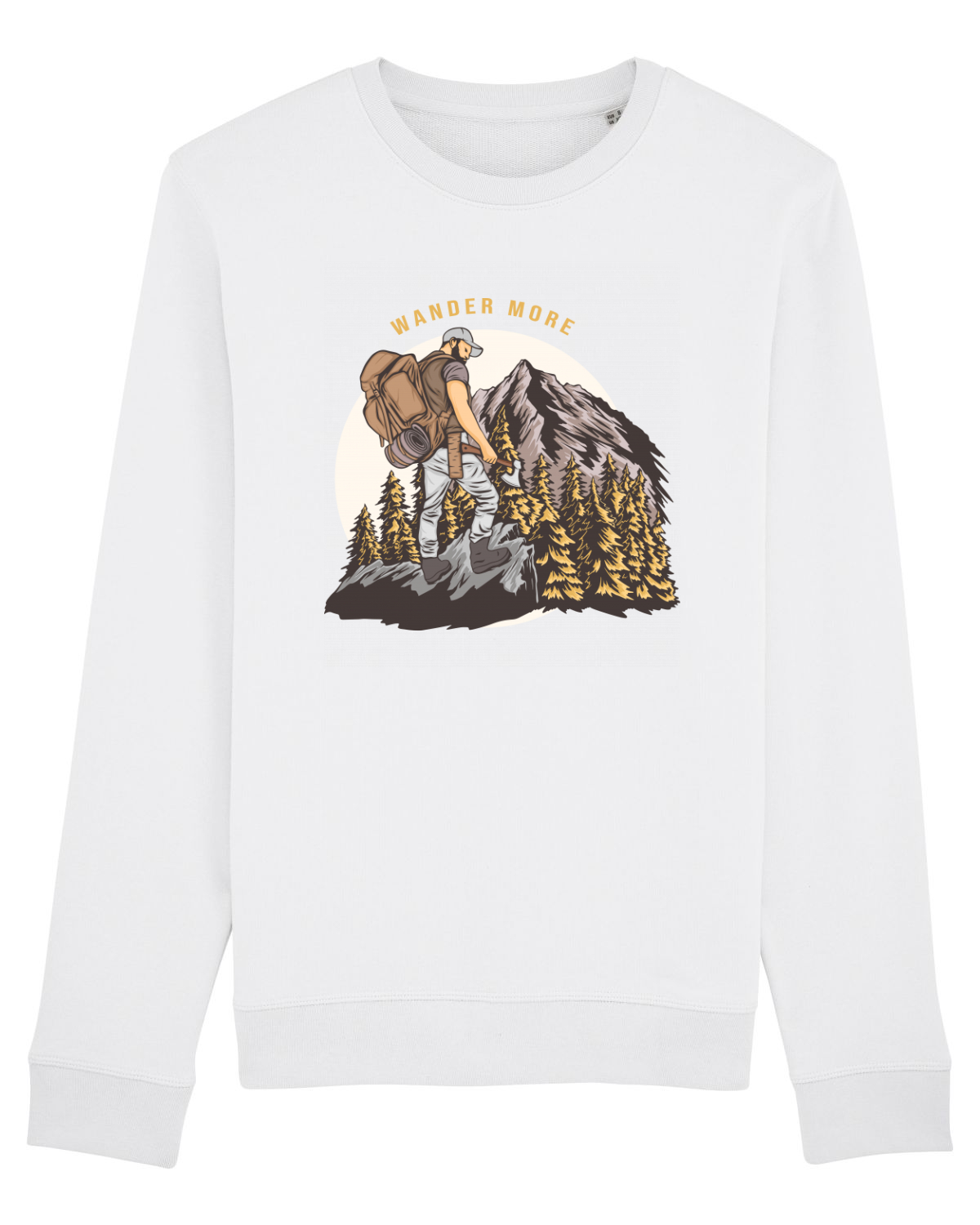 Bluză mânecă lungă Unisex Rise White
