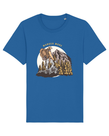 Wander More Royal Blue