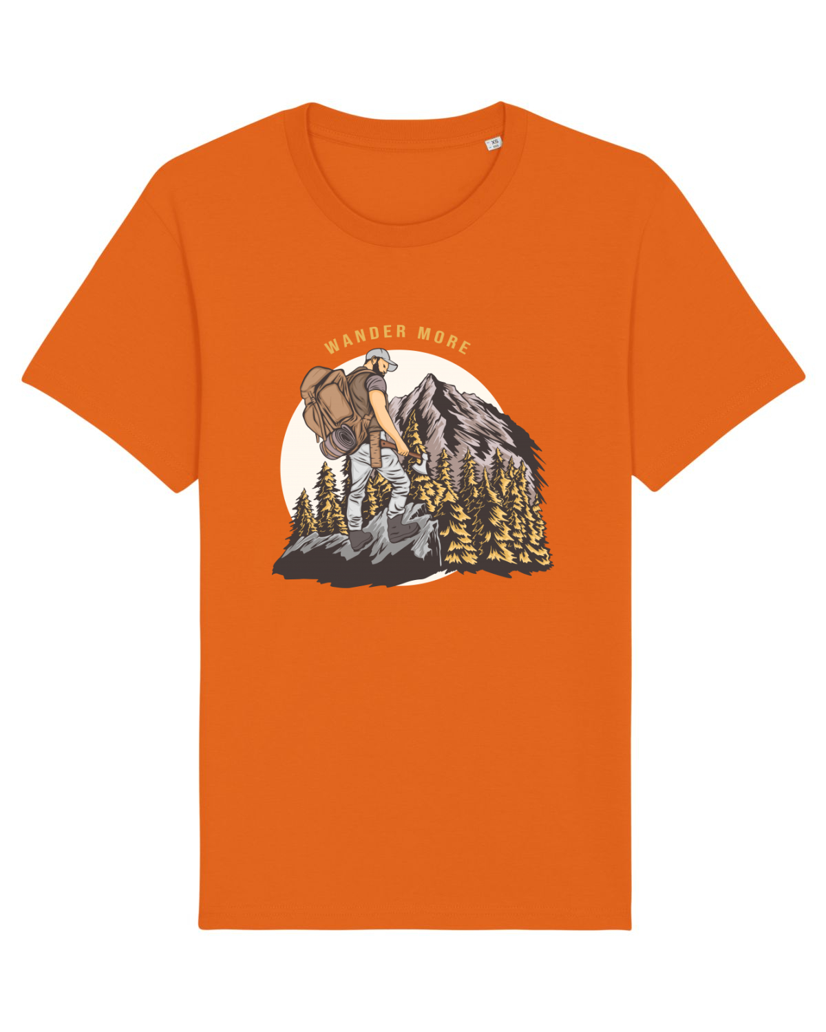 Tricou mânecă scurtă Unisex Rocker Bright Orange