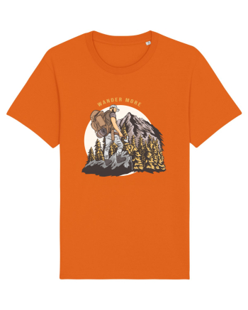 Wander More Bright Orange