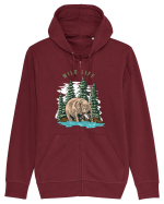Wild Life Hanorac cu fermoar Unisex Connector
