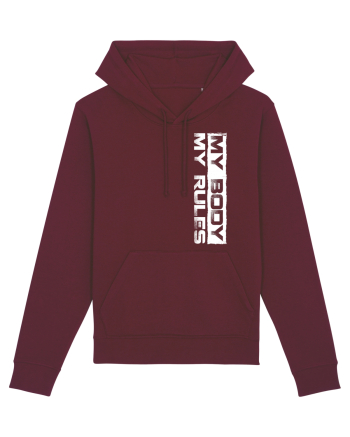 My body My rules Burgundy