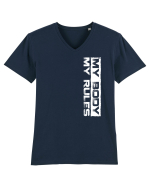 My body My rules Tricou mânecă scurtă guler V Bărbat Presenter