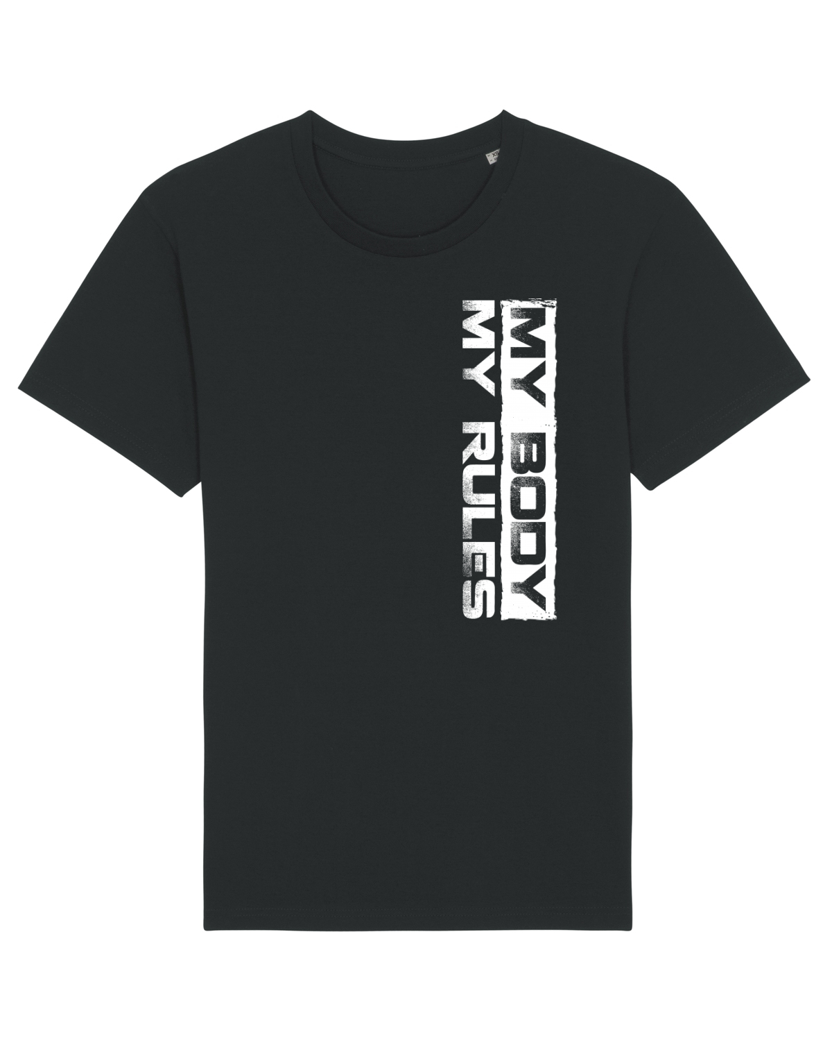 Tricou mânecă scurtă Unisex Rocker Black