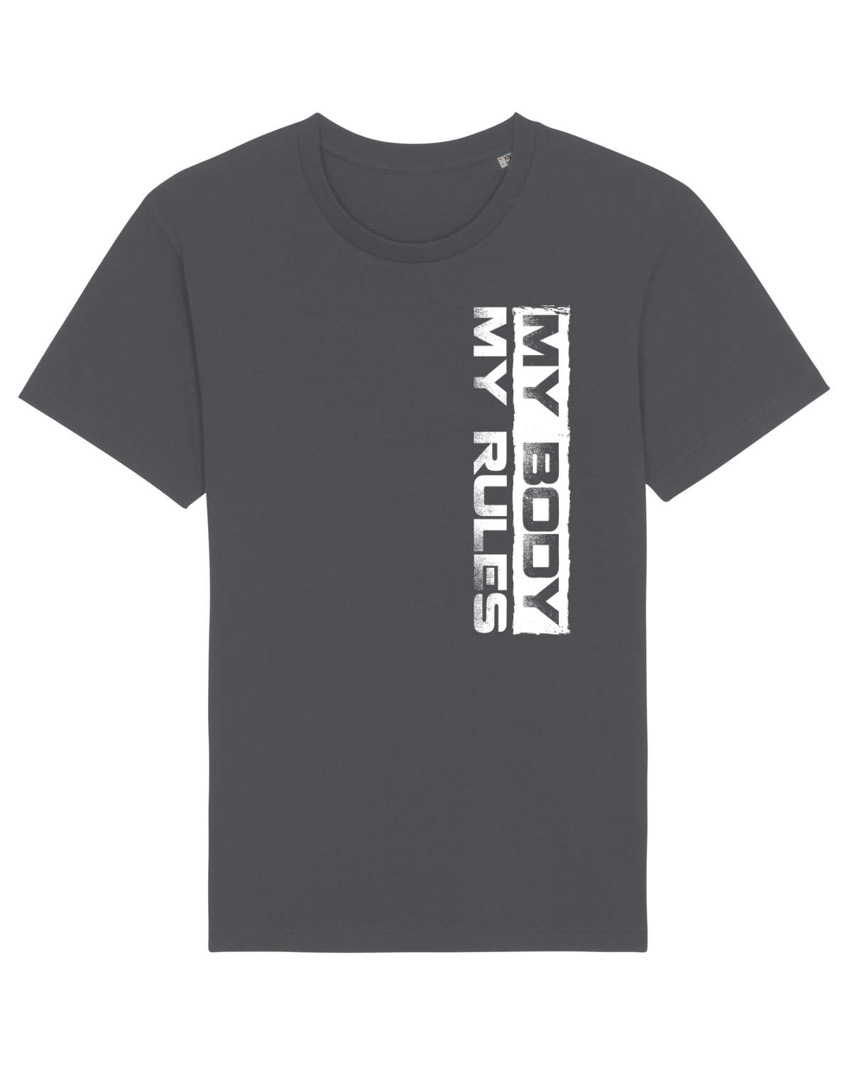 Tricou mânecă scurtă Unisex Rocker Anthracite