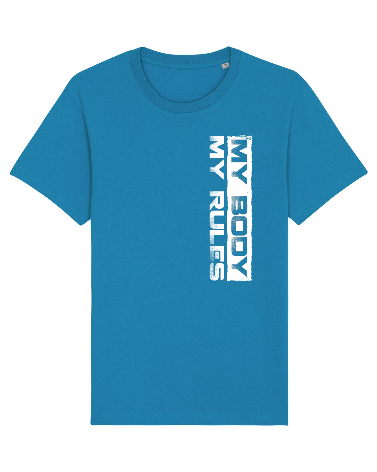 Tricou mânecă scurtă Unisex Rocker Azur