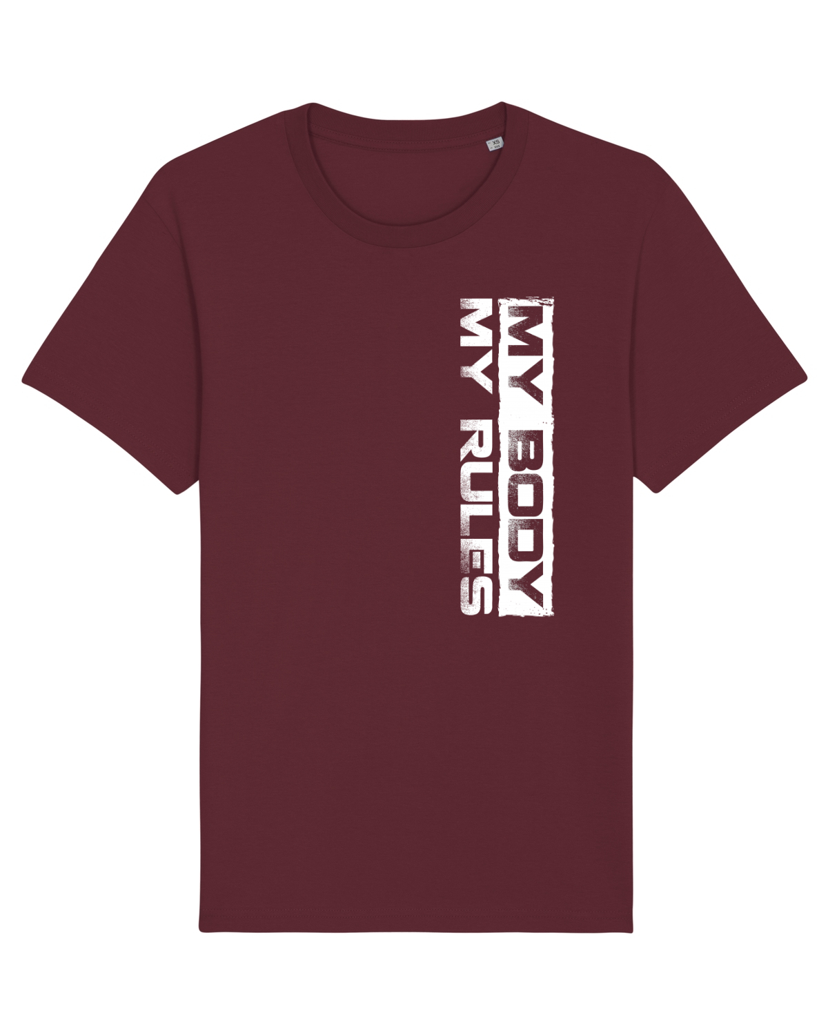 Tricou mânecă scurtă Unisex Rocker Burgundy