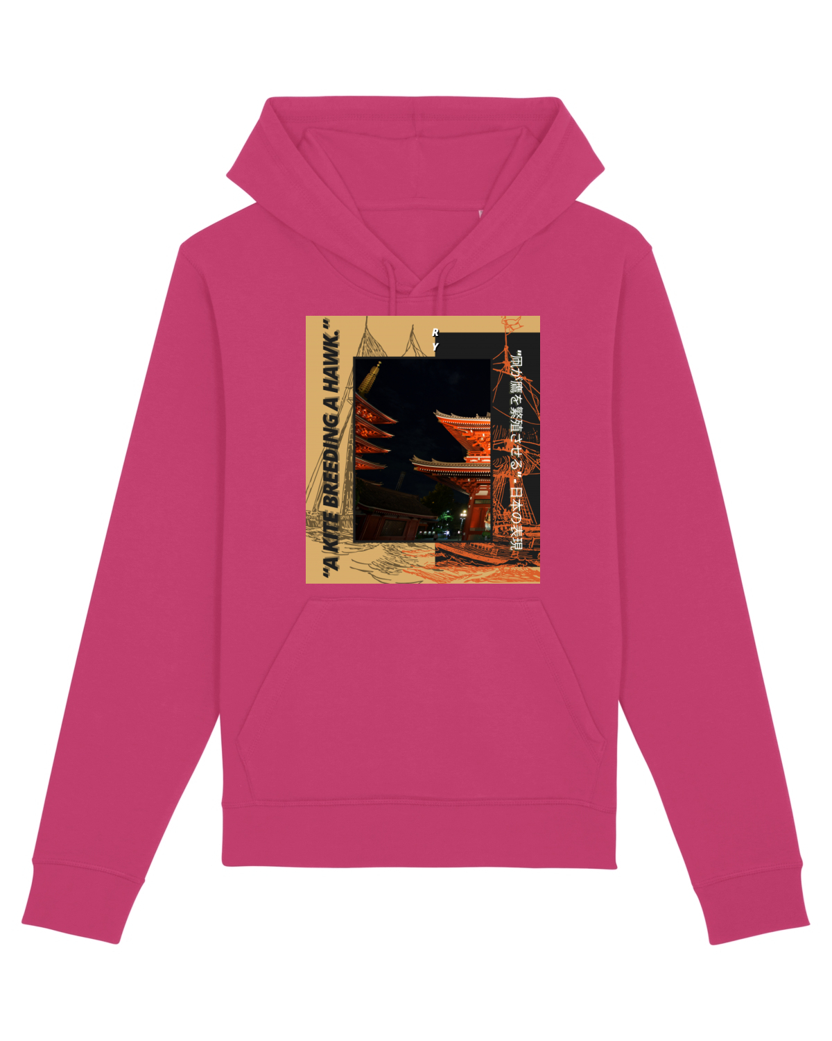 Hanorac Unisex Drummer Raspberry