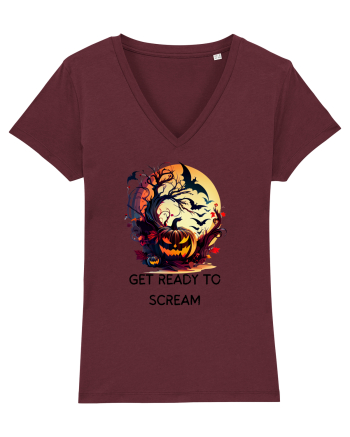 GET READY TO SCREAM - V1 Burgundy