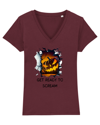 GET READY TO SCREAM - V2 Burgundy