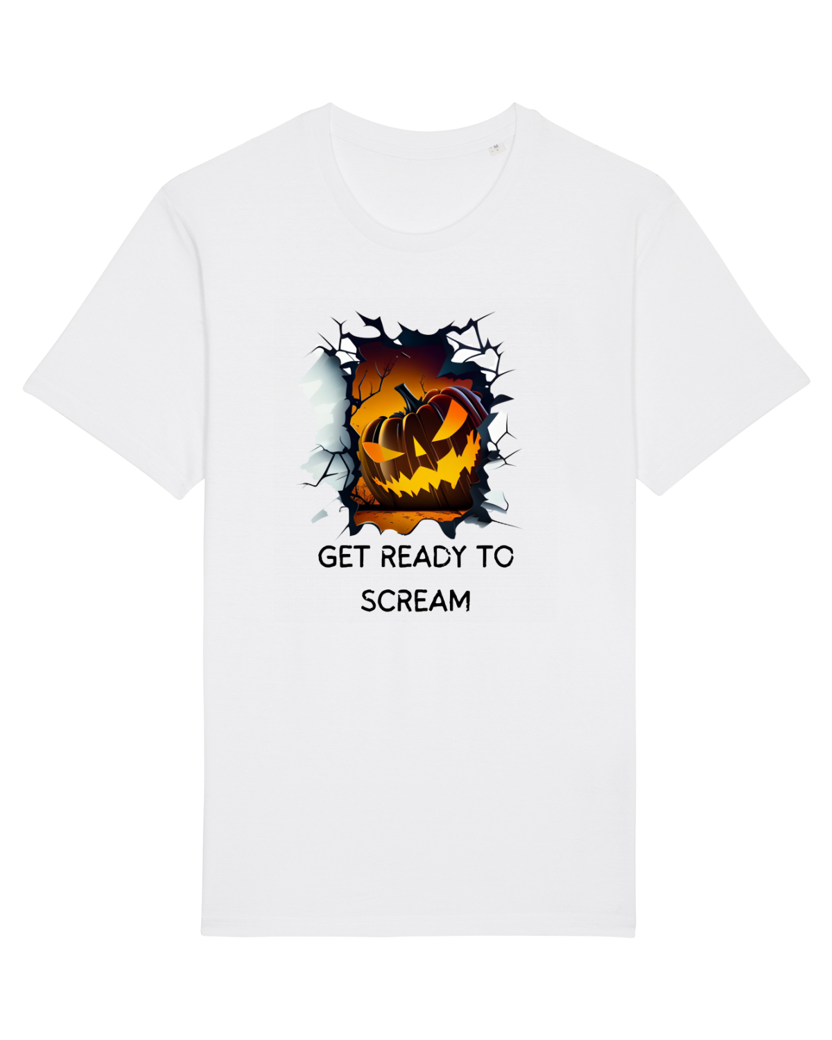 Tricou mânecă scurtă Unisex Rocker White