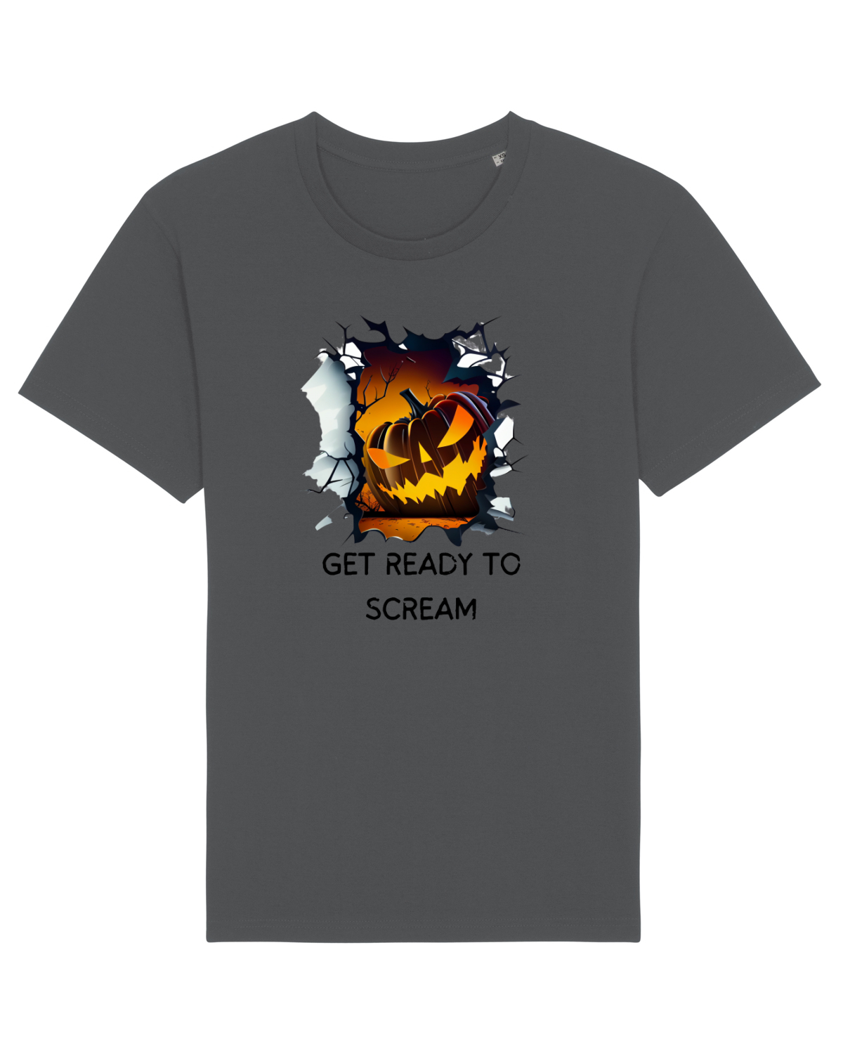 Tricou mânecă scurtă Unisex Rocker Anthracite